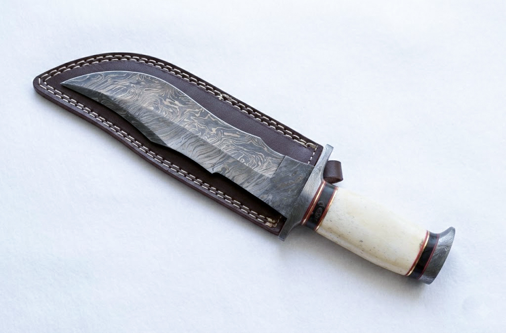 Damascus Steel Bowie Knife UF0005 - Image 5