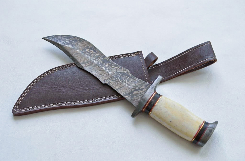 Damascus Steel Bowie Knife UF0005 - Image 4
