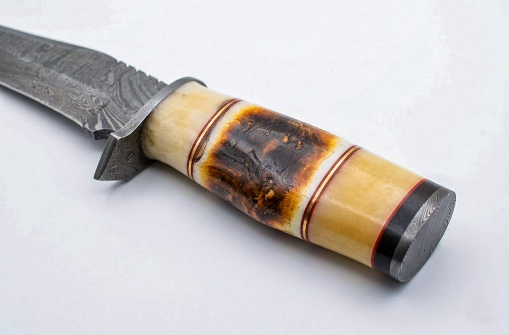 Damascus Steel Bowie Knife UF0006 - Image 2